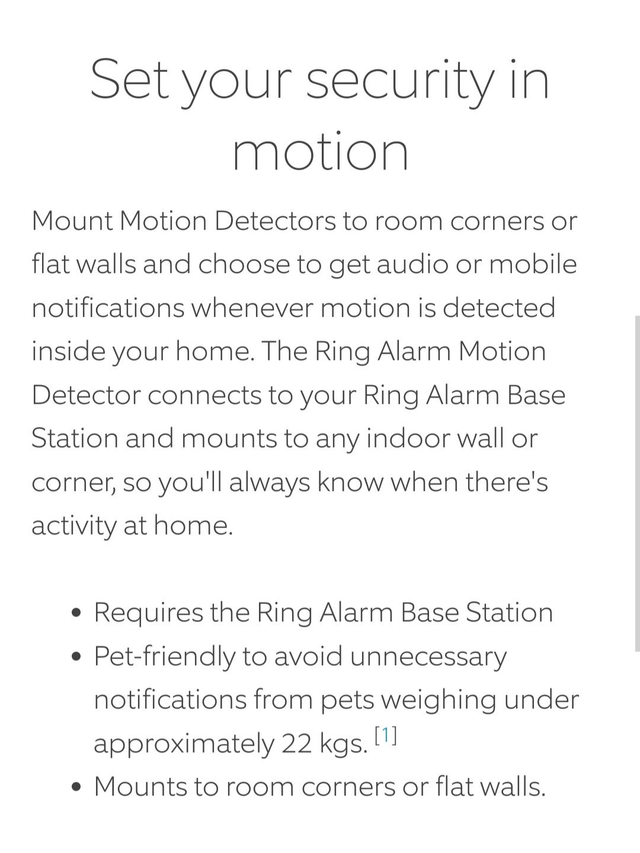 Ring Alarm Motion Detector [1st Gen]