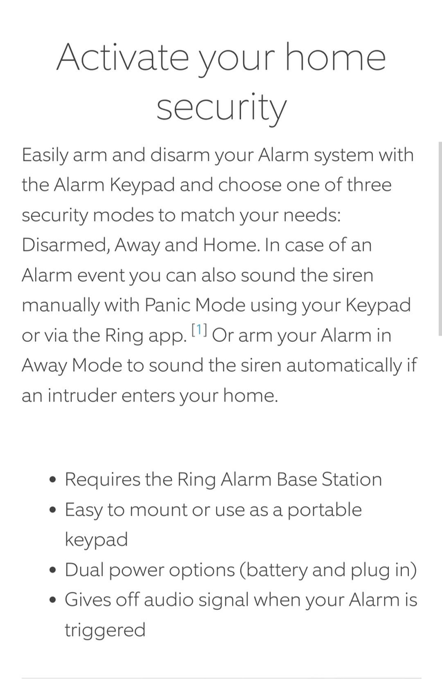 Ring Alarm Keypad [1st Gen]