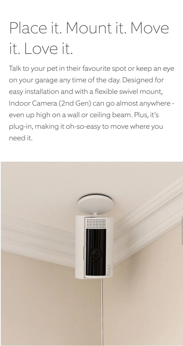 Ring Indoor Camera [2nd Gen]