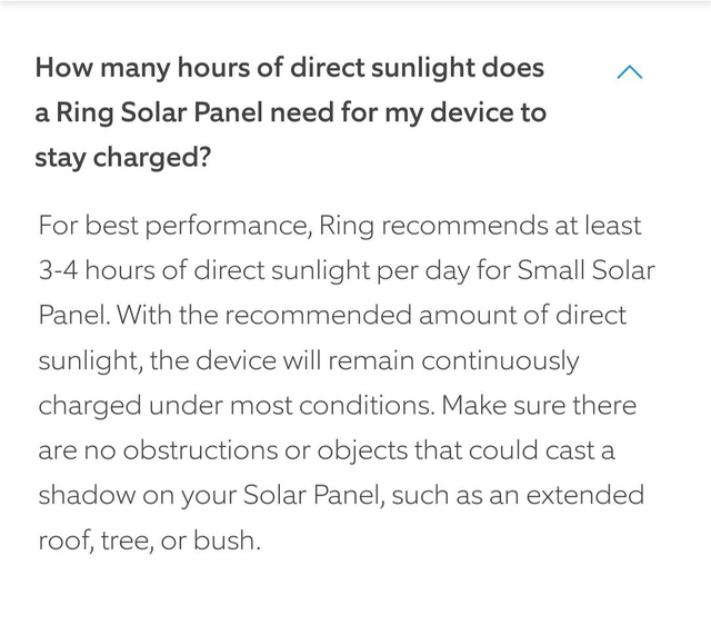 Ring Small Solar Panel USB-C [Stick Up Cam, Stick Up Cam Pro, Spotlight Cam Plus, Spotlight Cam Pro]