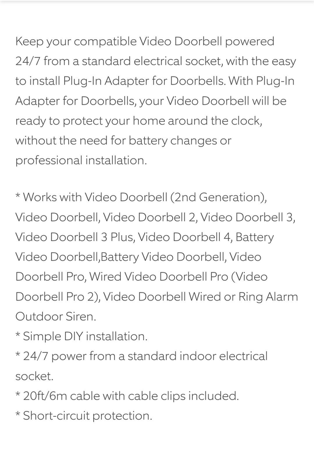 Ring Plug-In Adapter [2nd Gen]