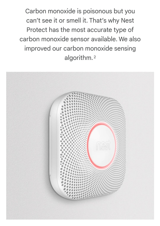Google Nest Protect Wired Smoke and Carbon Monoxide CO Detector