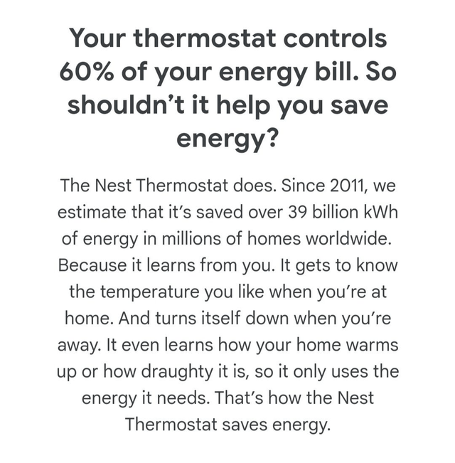 Google Nest Thermostat [Stainless Steel]