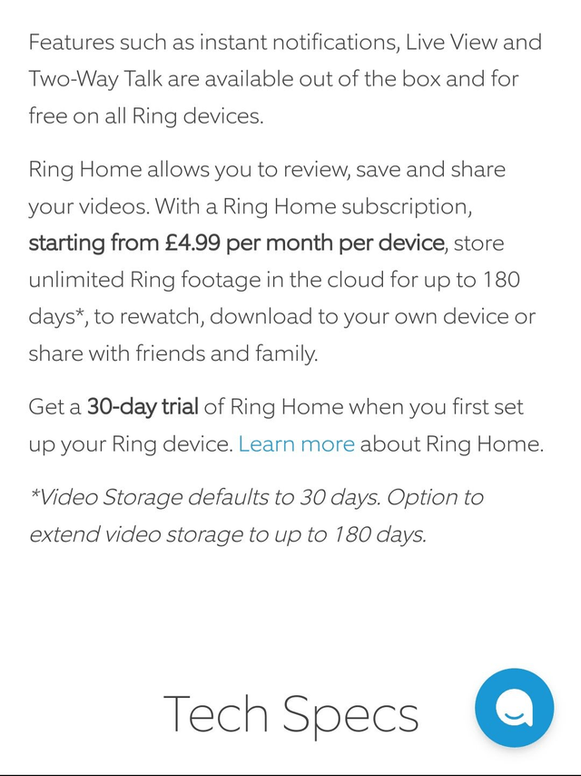 Ring Security Doorplate Sign