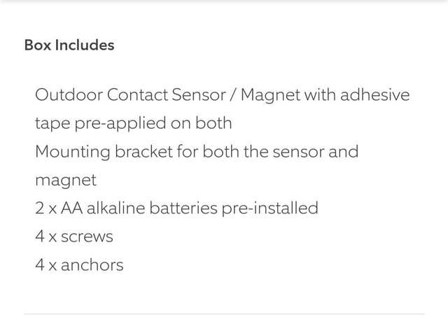 Ring Alarm Outdoor Contact Sensor