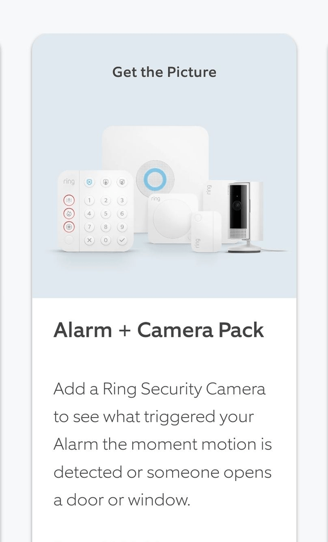 Ring Alarm + Indoor Camera 2nd Gen Pack [L] no siren
