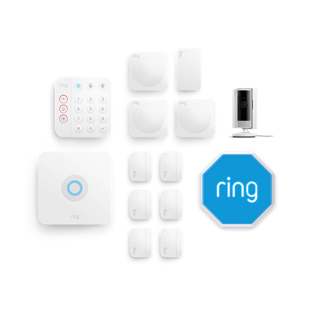 Ring Alarm + Indoor Camera 2nd Gen Pack [XL] With Siren