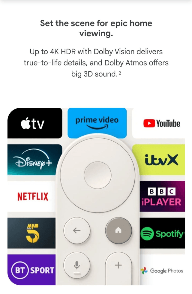 Google Nest Chromecast with Google TV
