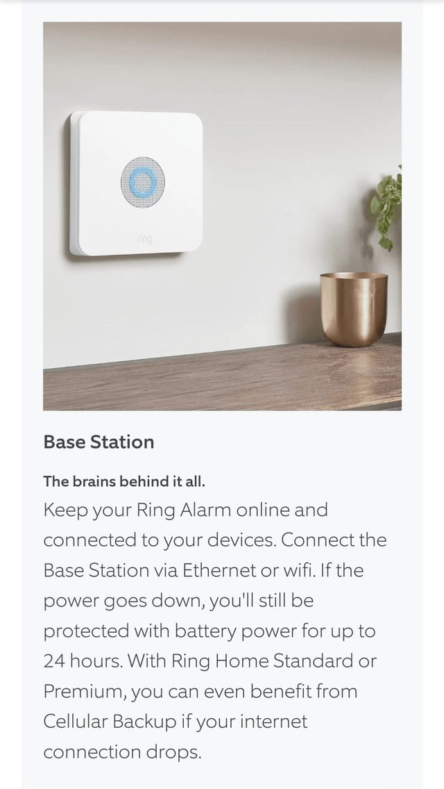 Ring Alarm Pack [L] With Siren