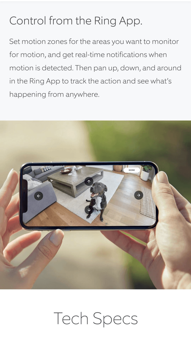 Ring Indoor/Outdoor Pan-Tilt Mount Stick Up Cam Plug-In [3rd Gen]
