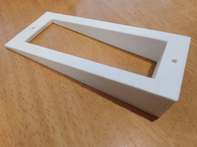 Ring Bracket - 10* Up And Down Wedge For Ring Wired Doorbell