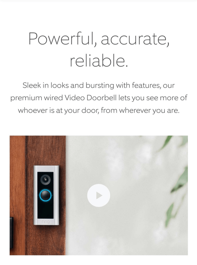 Ring Video Doorbell Pro [wired] / Video Doorbell Pro 2 [hardwired]