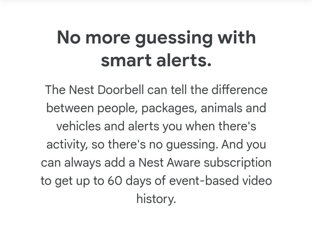 Google Nest Video Doorbell Installation (product sold separately)