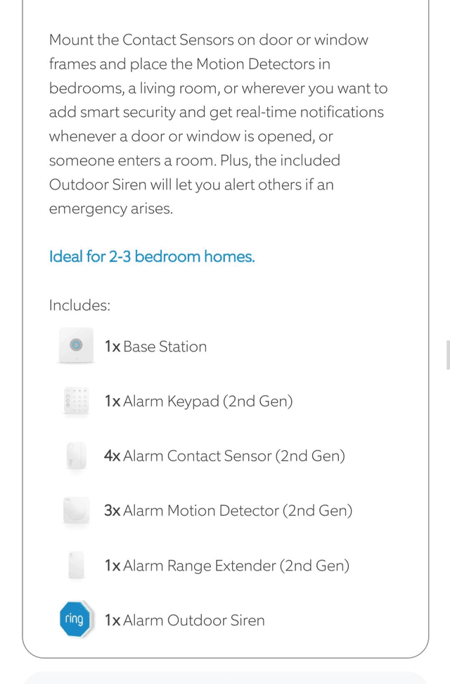 Ring Alarm Pack [L] With Siren
