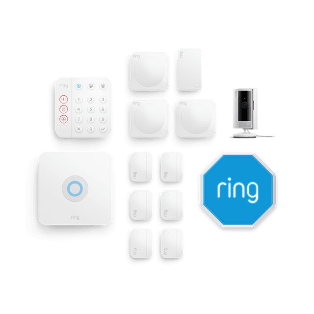 Ring Alarm + Indoor Camera 2nd Gen Pack [XL] With Siren