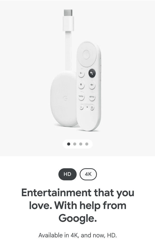 Google Nest Chromecast with Google TV